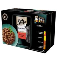 Sheba Selection in Sauce Sappige smaken 12 x 85 g