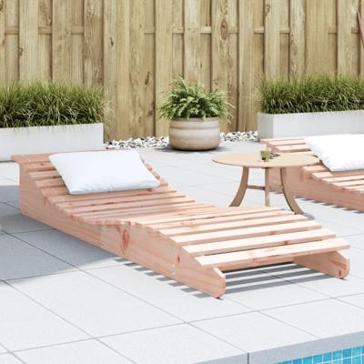 Ligbed 205x60x31,5 cm massief douglashout
