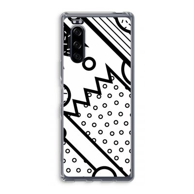 Pop Art #4: Sony Xperia 5 Transparant Hoesje