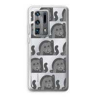 Cats: Huawei P40 Pro Plus Transparant Hoesje Cats: Huawei P40 Pro Plus Transparant Hoesje