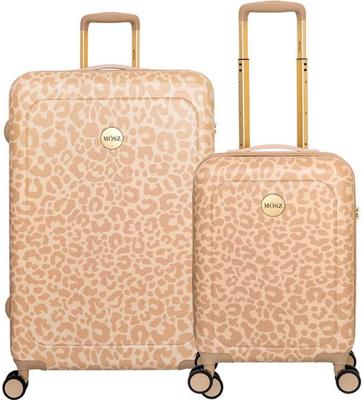 MŌSZ Lauren Dames kofferset - 55 / 76 cm-Beige Leopard
