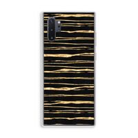 Gouden strepen: Samsung Galaxy Note 10 Plus Transparant Hoesje