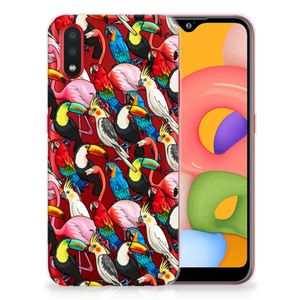 Samsung Galaxy A01 TPU Hoesje Birds