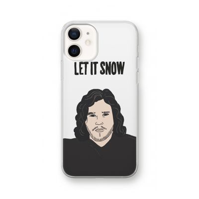 Let It Snow: iPhone 12 Transparant Hoesje