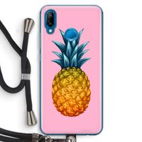 Grote ananas: Huawei P20 Lite Transparant Hoesje met koord