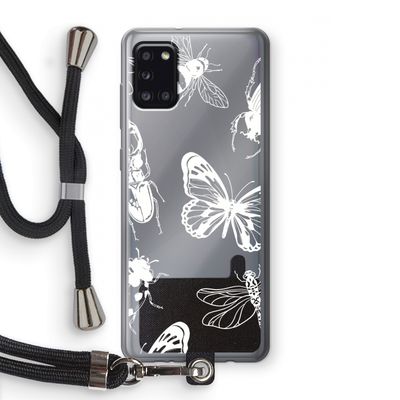 Tiny Bugs: Samsung Galaxy A31 Transparant Hoesje met koord