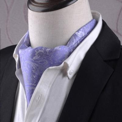 Gentleman's stijl polyester Jacquard mannen trendy sjaal Fashion jurk pak shirt Britse stijl sjaal (L241)