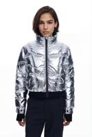 Metallic jas met capuchon - BLACK - XS