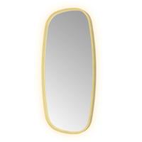 Hotbath &More Mirrors Contour LED Badkamerspiegel - Figuur - 100 x 50 cm - Geborsteld Messing Pvd