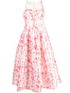 Philosophy Di Lorenzo Serafini robe mi-longue à fleurs - Rose