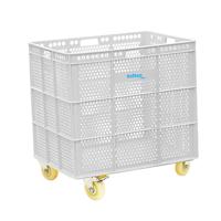 PU BASKET WITH WHEELS