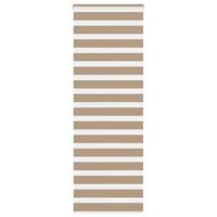 VidaXL Zebra blind 75x200 cm stofbreedte 70,9 cm polyester zandbruin