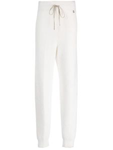 TWINSET pantalon de jogging à lien de resserrage - Blanc