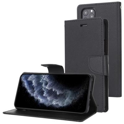 Voor iPhone 11 Pro MERCURY GOOSPERY FANCY dagboek horizontale Flip lederen draagtas met houder & kaartsleuven & portemonnee (zwart)