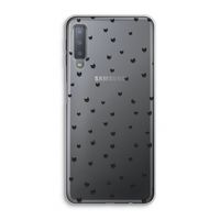 Kleine kattenkopjes: Samsung Galaxy A7 (2018) Transparant Hoesje