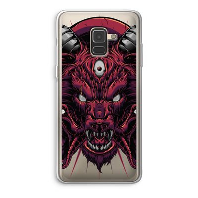 Hell Hound and Serpents: Samsung Galaxy A8 (2018) Transparant Hoesje