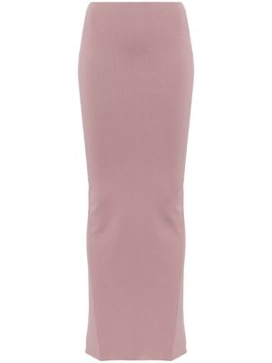 Rick Owens jupe Tank Column à coupe longue - Rose