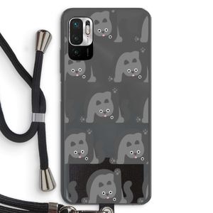 Cats: Xiaomi Redmi Note 10 5G Transparant Hoesje met koord