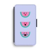 Smiley watermeloen: iPhone XS Max Flip Hoesje