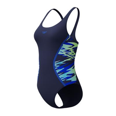 Speedo Hyperboom Splice Muscleb badpak blauw dames
