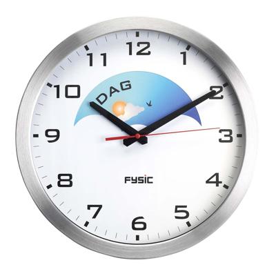 Fysic FK150 - Analoge dementieklok, aluminium