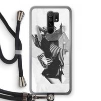 House: Xiaomi Redmi 9 Transparant Hoesje met koord