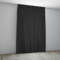 Overgordijn Parijs zwart Coupage