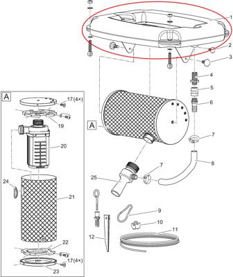 Oase AquaAir onderdelen Oase AquaAir onderdelen