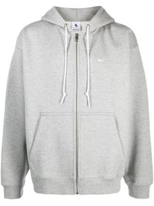 Nike hoodie zippé à logo Swoosh - Gris