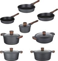 Resto Kitchenware Pannenset - 13 delige set - Inductie en alle andere warmtebronnen - thumbnail