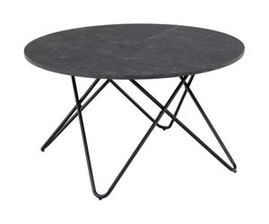 Bendt Ronde Salontafel Constantinos Marmer, 80cm - Zwart