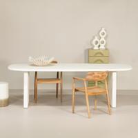 Eettafel Gin Beige Deens Ovaal 200cm - Giga Meubel - thumbnail