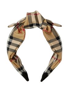 Burberry Kids serre-tête à motif Vintage Check - Marron