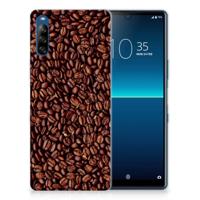 Sony Xperia L4 | Siliconen Case | Koffiebonen