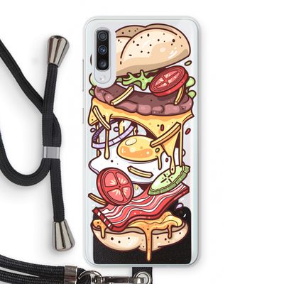 Diet Coke Please: Samsung Galaxy A70 Transparant Hoesje met koord