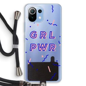 GRL PWR: Xiaomi Mi 11 Lite Transparant Hoesje met koord