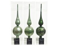Piek glas d8h31cm groen a3 - Decoris - thumbnail