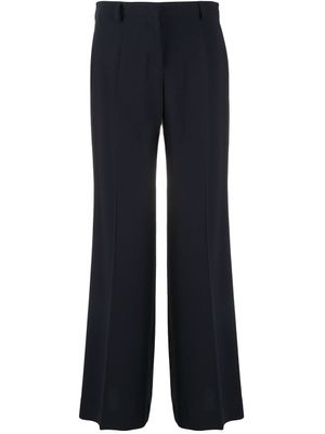 Alberto Biani pantalon ample à taille haute - Bleu