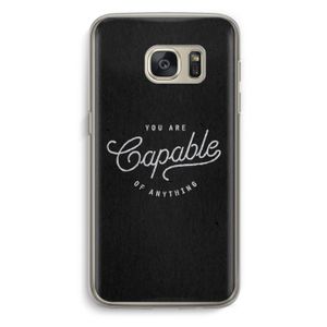 Capable: Samsung Galaxy S7 Transparant Hoesje