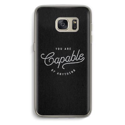 Capable: Samsung Galaxy S7 Transparant Hoesje