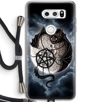 Volle maan: LG V30 Transparant Hoesje met koord