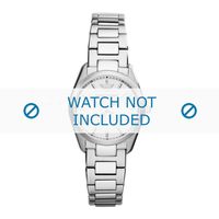 Armani horlogeband AR6028 Staal Zilver 14mm
