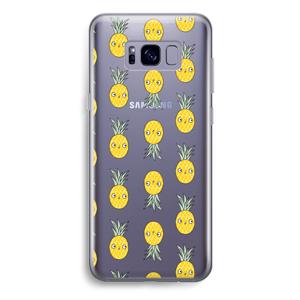 Ananas: Samsung Galaxy S8 Plus Transparant Hoesje