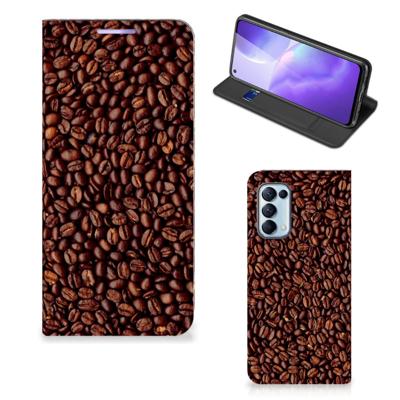 OPPO Find X3 Lite | Flip Style Cover | Koffiebonen