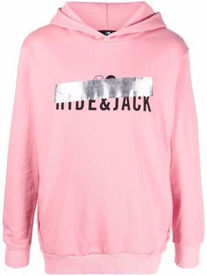 Hide&Jack hoodie à logo imprimé - Rose