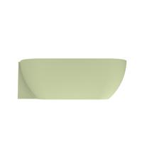 Arcqua Havana Halfvrijstaand Bad - 170x80cm - links - mat pastel groen BAD707342