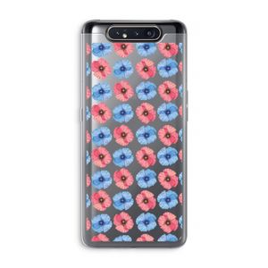 Klaproosjes: Samsung Galaxy A80 Transparant Hoesje