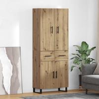 Hoge kast met lade 2 pcs Artisan Eiken 69,5 x 34 x 180 cm