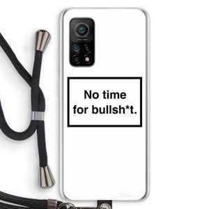 No time: Xiaomi Mi 10T 5G Transparant Hoesje met koord