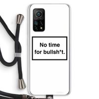 No time: Xiaomi Mi 10T 5G Transparant Hoesje met koord